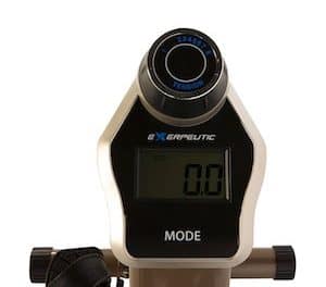 Exerpeutic gold 525xlr recumbent exercise bike image of console
