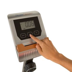 Fitness Reality R400 Recumbent Bike console display