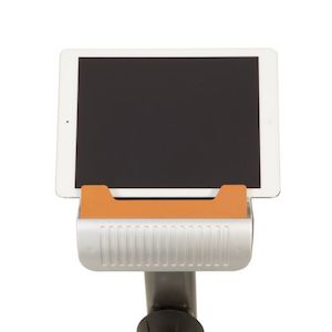 Fitness Reality R400 Recumbent Bike tablet holder