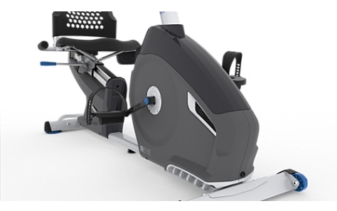 The Nautilus R616 recumbent bike has smooth and easy-to-use pedals