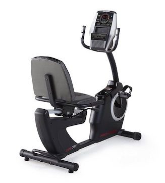 The proform 325 recumbent exercise bike is a great option for seniors