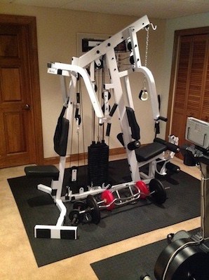 The body-solid strengthtech exm2500s home gym will be the centerpiece of your exercise area