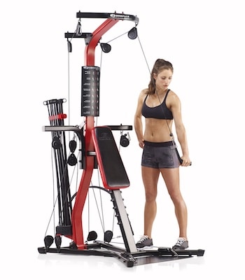 The bowflex pr3000 is a unique machine in that it can fold up , and comes with multiple sets of handles