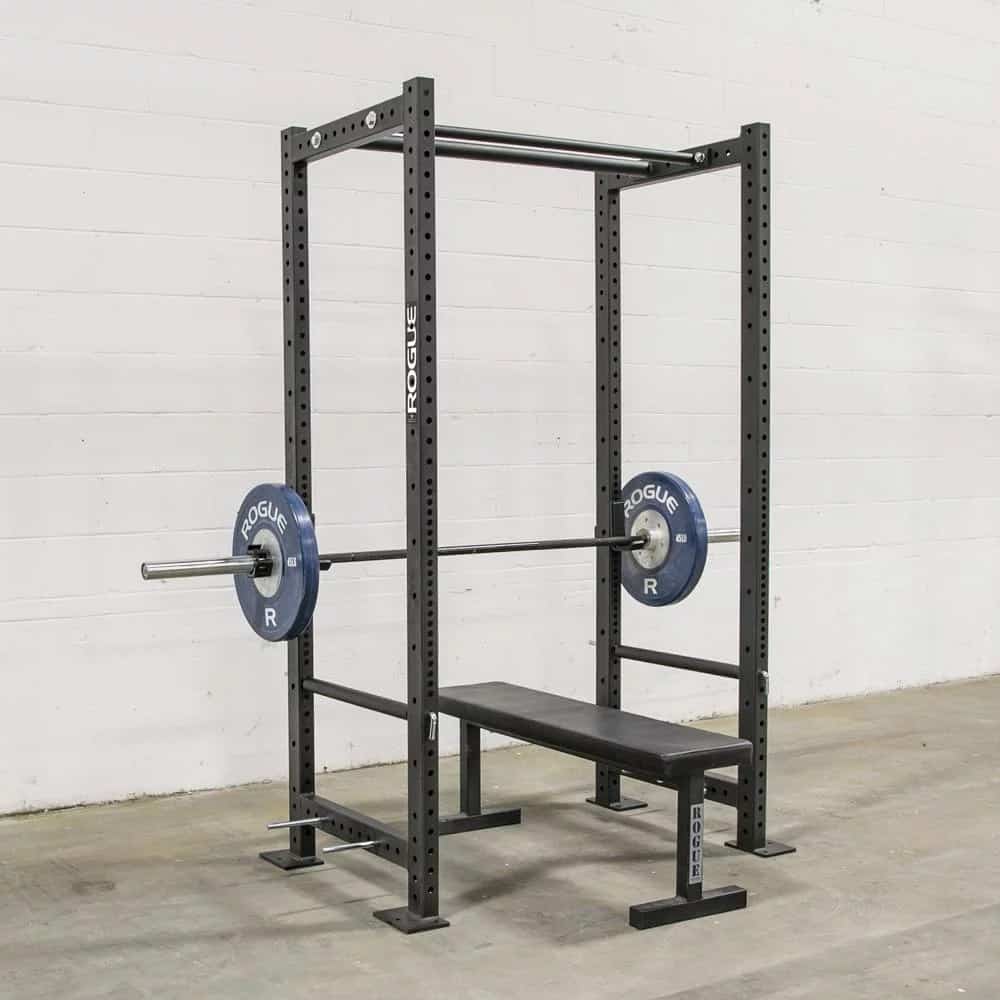 The Rogue R-3 power rack is by far the best power rack for a home or garage gym