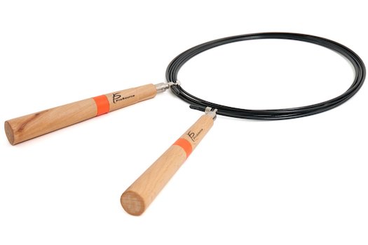 The wood variation of the ProSource speed ropes feels great in the hands