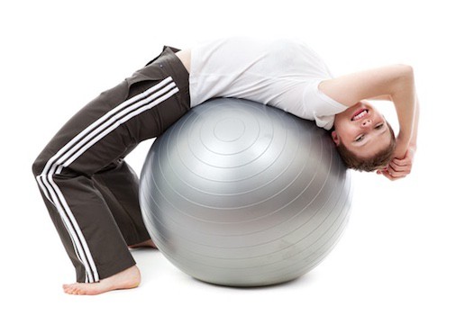Have fun and get fit with a stability ball