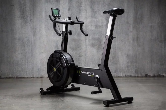The bikeerg from concept2 is an amazingly good quality air bike