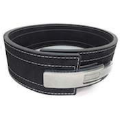 Front on view of inzer lever powerlifting belt