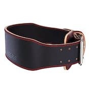 Small side on view of ProFitness leather weightlifting belt
