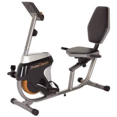 The r4000 recumbent bike from fitness reality is a great cheaper option for low-impact cardio