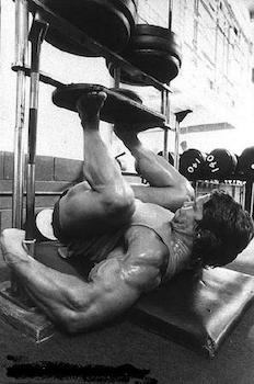 Arnold loved the vertical leg press