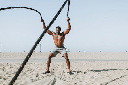 Battle ropes are an emerging trend in the world of conditioning equipment