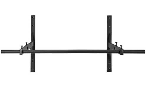 The Fringe sport pull up bar mounts to your ceiling or wall and is perfect for upper body workouts