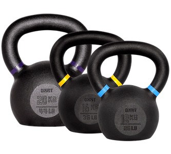 Onnit's regular kettlebells are just as good as their custom kettlebells for providing high quality upper body workouts