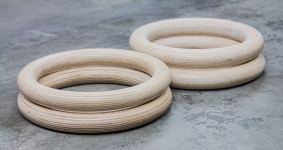 Rep's wood gymnastics rings are beautiful in the hands