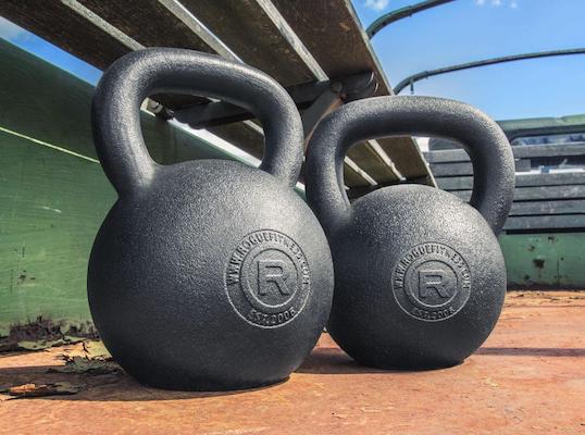 Rogue's kettlebells are as good as you can get if you want a unique upper body workout