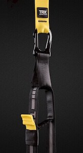 webbing and d-ring on the trx suspension trainer