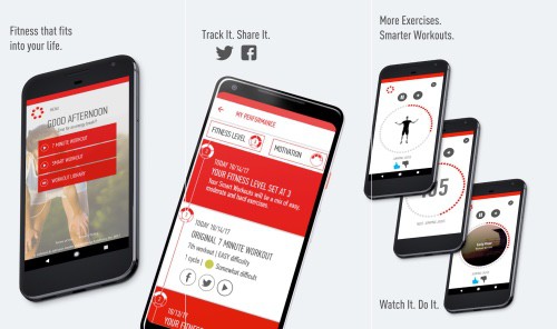 7 minute workout app which is one of the 11 best fitness apps for a thrilling home workout