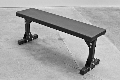 Simple but effective, Rogue's bolt-together flat utility bench requires some assembly, but it's top of the line and the best flat weight bench you can get for your garage gym 
