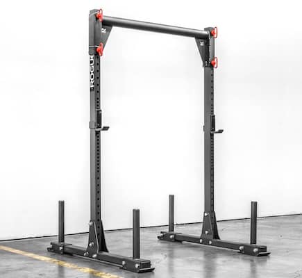 Black Rogue fitness strongman's yoke with j cups and weight horns