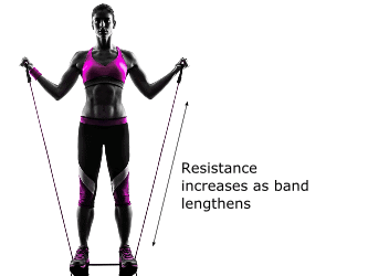 Resistance bands are great exercise equipment for apartments and small spaces because they're compact, safe, and effective
