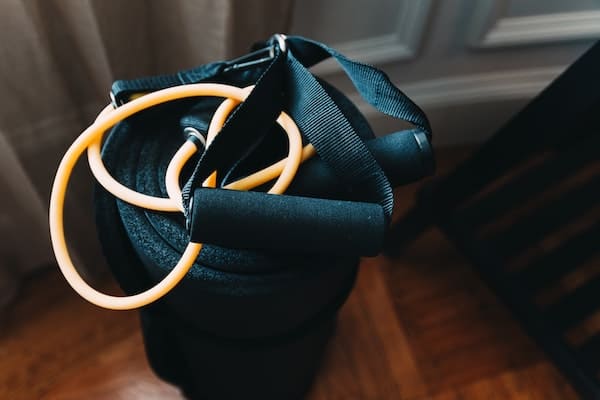 Resistance bands are some of the best exercise equipment options for apartments and small spaces