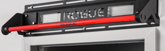 Rogue's Jammer Pull up bar is the perfect piece of exercise equipment for an apartment
