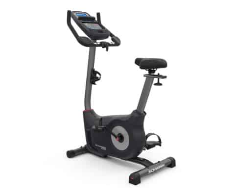 Black and grey Schwinn 170 Upright Exercise Bike