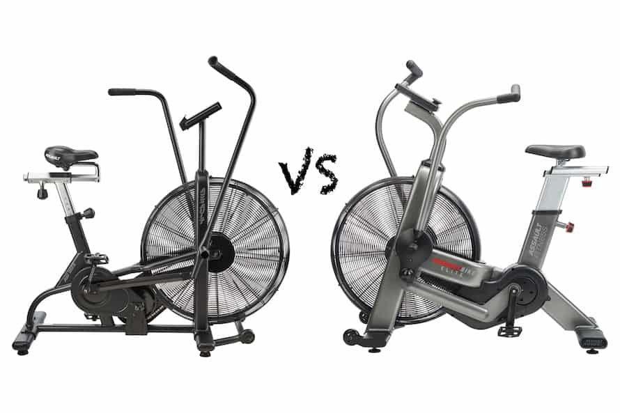 Assault bike classic vs elite comparison image
