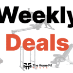 The words "Weekly Deals" on top of various fitness equipment machines
